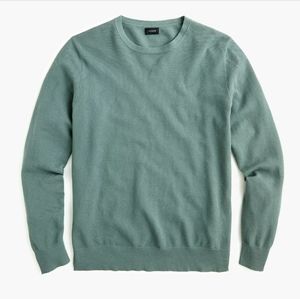 J. Crew Men Cashmere Cotton Sweater Green Blue 2XL